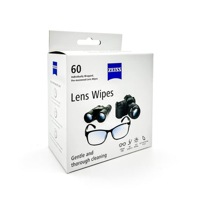 ZEISS Lens Cleaning Wipes (120-Pack) – Safe, Streak-Free Cleaning