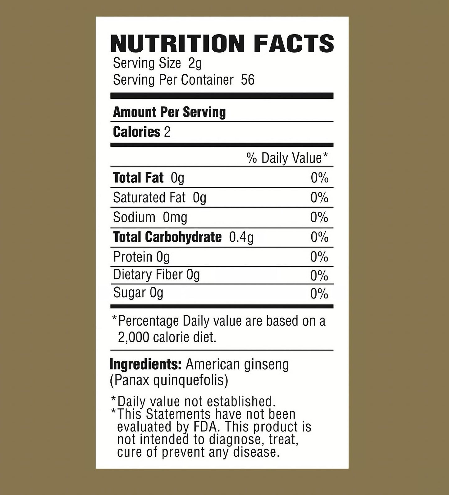 Zen American Wisconsin Ginseng Slices – 8oz Box | Energy, Focus & Mood
