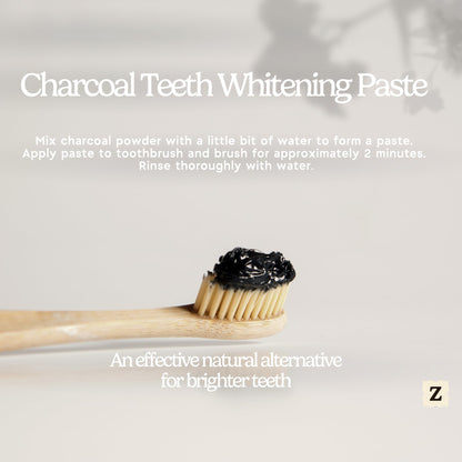 Zen Principle Hardwood Activated Charcoal Powder – All Natural 40 oz | Teeth Whitening, Skin & Hair Health, Digestive Support | 100% USA Hardwood