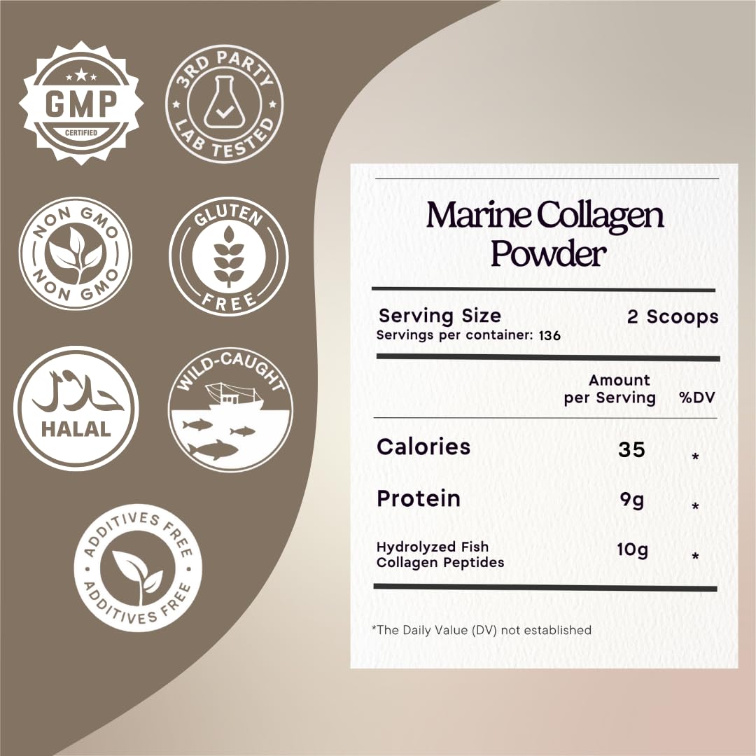 Zen Principle Marine Collagen Peptides – 3lb, Wild-Caught, Non-GMO, Unflavored