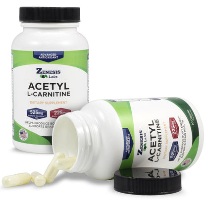 Zenesis Labs Acetyl L-Carnitine with Alpha Lipoic Acid - 90 Capsules