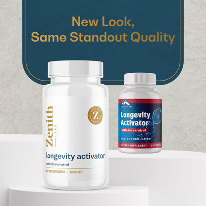 Zenith Labs Longevity Activator - Anti-Aging Supplement with Resveratrol