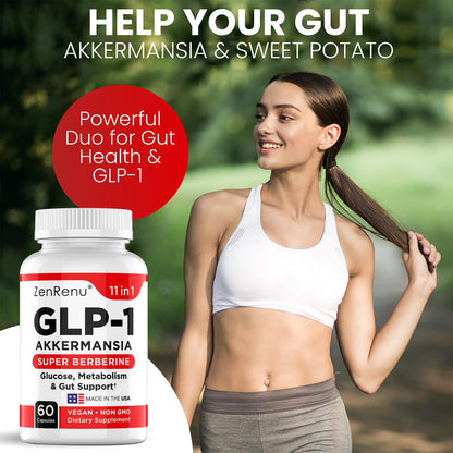 Zenrenu GLP-1 for Women – Appetite & Weight Support | 60 Vegan Caps
