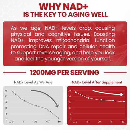 ZenUP NAD+ Extra Strength 1200mg Stick Pack – CoQ10, Resveratrol, D-Ribose & D-PQQ | 30 Packets