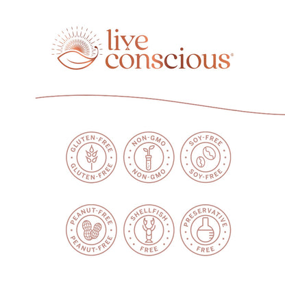 Live Conscious KSM-66 Ashwagandha with L-Theanine & AlphaWave – ZenWell 2-Pack (60 Capsules)