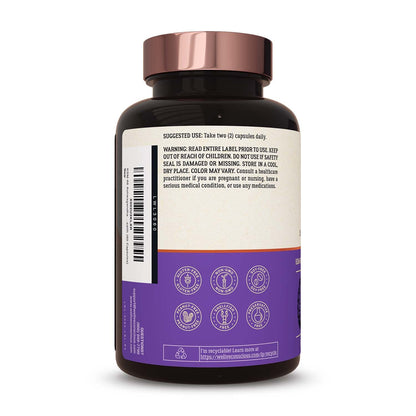 Live Conscious KSM-66 Ashwagandha with L-Theanine & AlphaWave – ZenWell 2-Pack (60 Capsules)