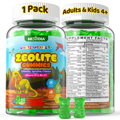 Zeolite Detox Gummies for Kids & Adults – Sugar Free, Immune & Energy Support