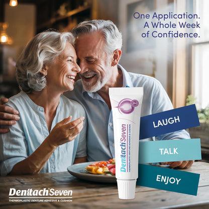 Denttach Seven Denture Adhesive - 7 Days Hold, Zinc-Free