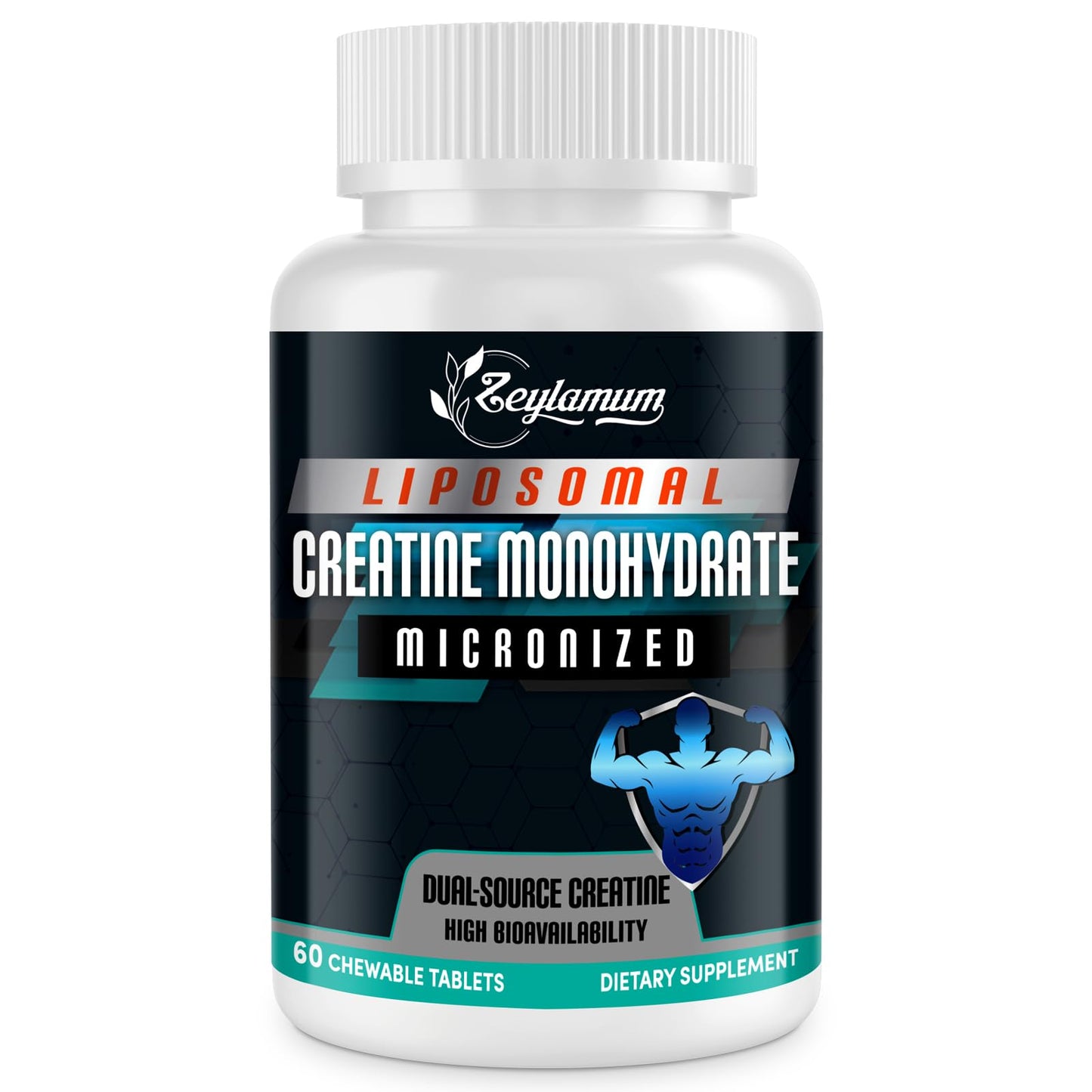 Zeylamum Creatine Chews – Liposomal Micronized Creatine Monohydrate, 30 Servings