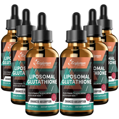 Zeylamum 2000MG Liposomal Glutathione Liquid Drops – Ultra-Absorption, Immune & Skin Support (12.12 oz)