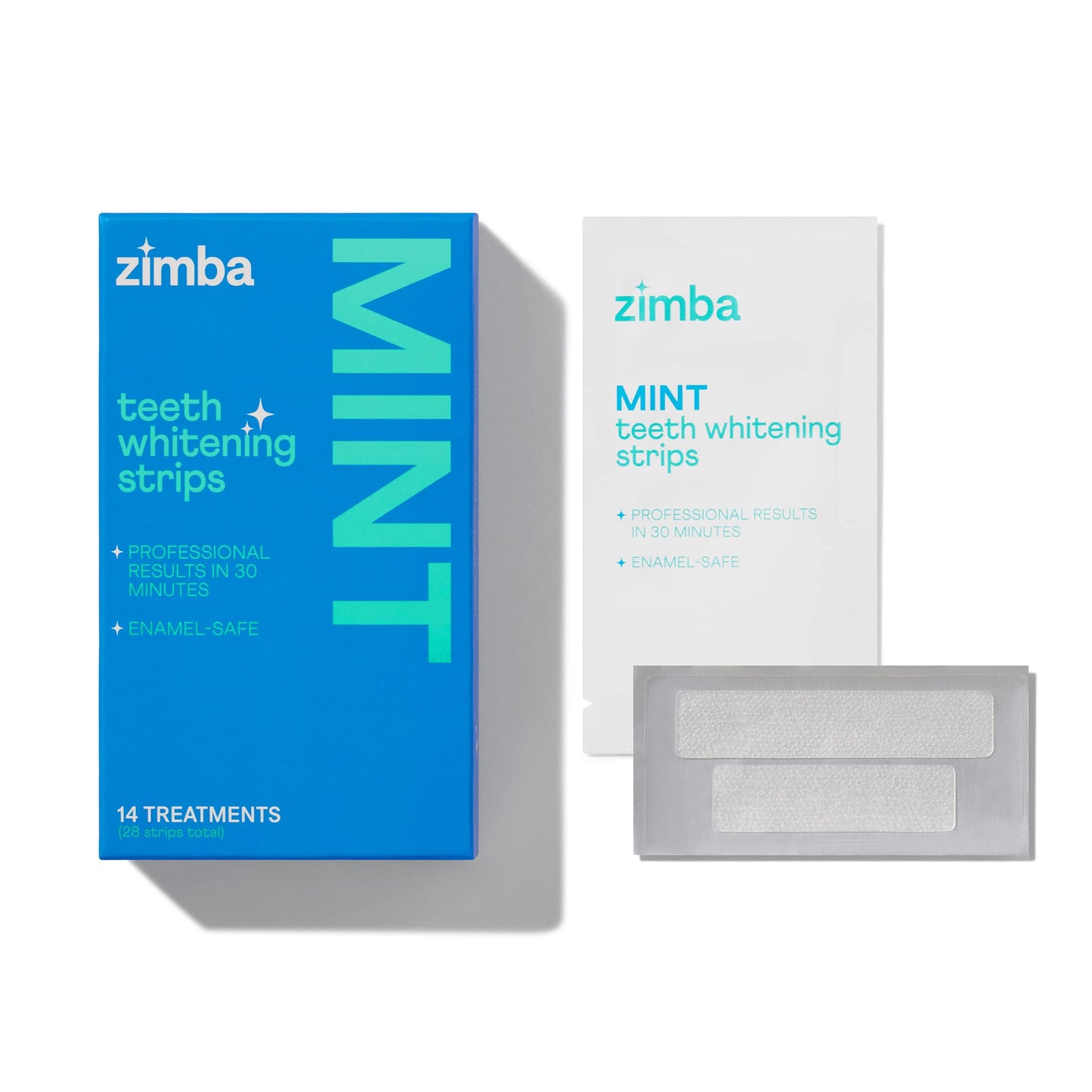 Zimba Watermelon Teeth Whitening Strips — Vegan & Enamel Safe