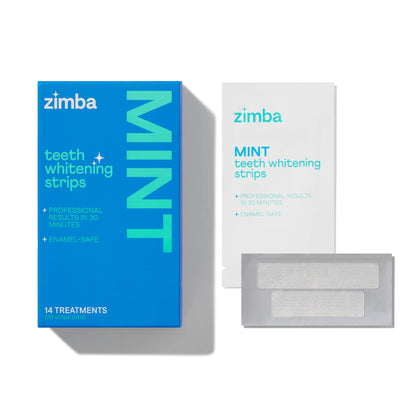 Zimba Watermelon Teeth Whitening Strips — Vegan & Enamel Safe