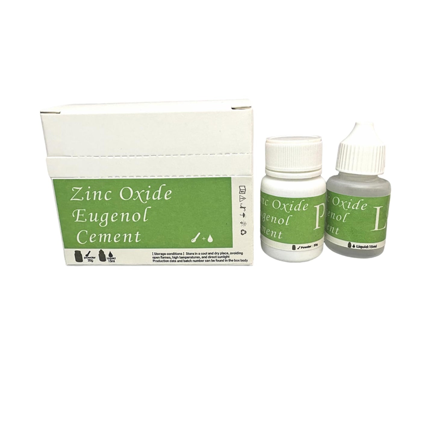 Zinc Oxide Eugenol Cement - Temporary Teeth Replacement Kit for Fillings & Crowns