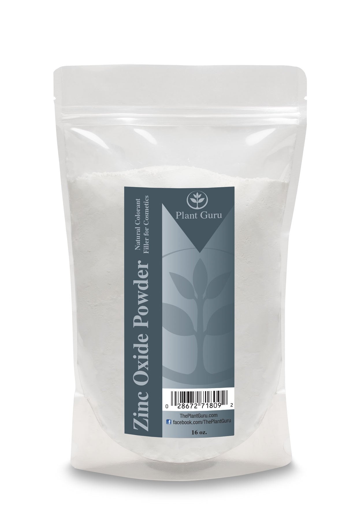 Zinc Oxide Powder 1 lb – Non-Nano, Uncoated, USP Pharmaceutical Grade