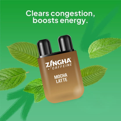 Z!NGHA Caffeinated Aromatherapy Nasal Inhaler – Raspberry Orange