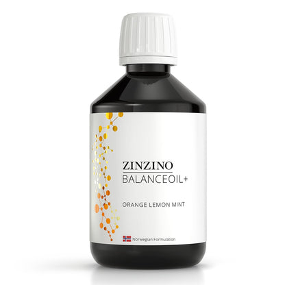Zinzino BalanceOil+ Orange Lemon Mint 300ml | Omega-3, Polyphenols & Vitamin D3