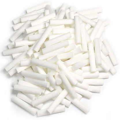 ZIOJOVK110 Pack Wick Essential Oil Inhaler Replacement Kit – 4 cm Blank Nasal Sticks