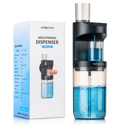 ZOFGENOW Mouthwash Dispenser Cup Set of 2 – Magnetic, Wall-Mounted, Leak-Proof