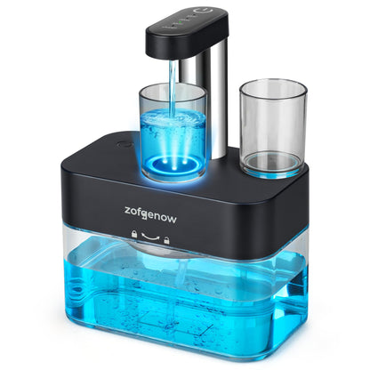 ZOFGENOW Mouthwash Dispenser Cup Set of 2 – Magnetic, Wall-Mounted, Leak-Proof