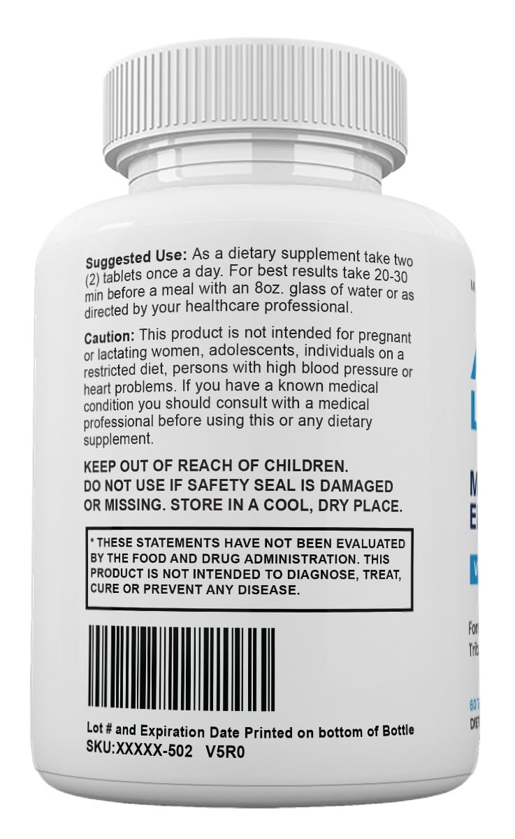 Zonata 2-Pack Alpha Labs Men’s Supplements – Energy & Endurance (120 Tablets)