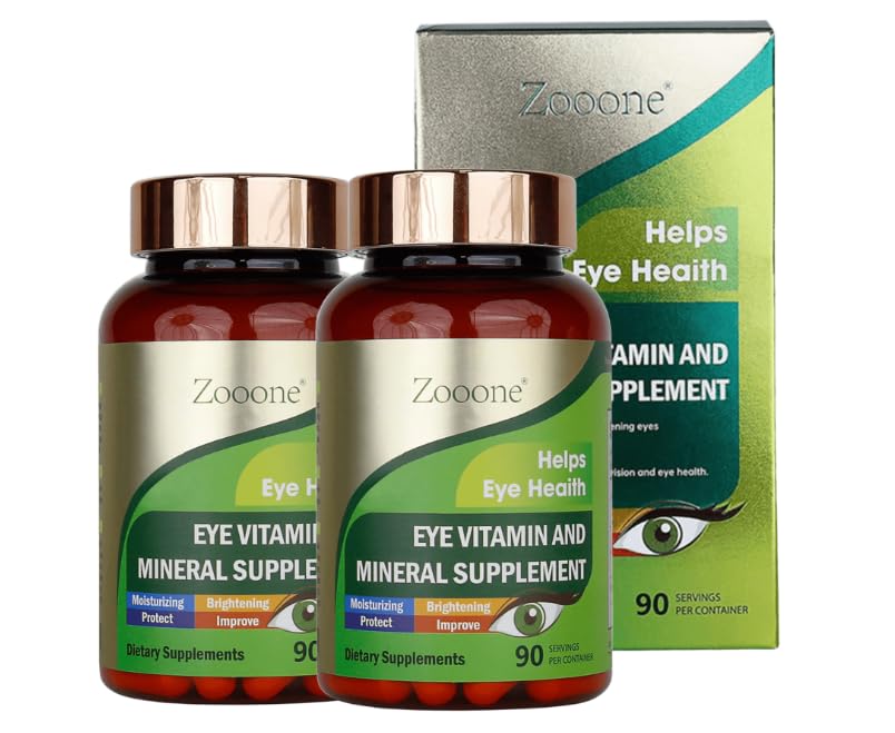 Zooone Lutein Eye Vitamins – Macular Health & Dry Eye Support, 90 Tablets