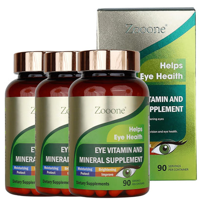 Zooone Lutein Eye Vitamins – Macular Health & Dry Eye Support, 90 Tablets