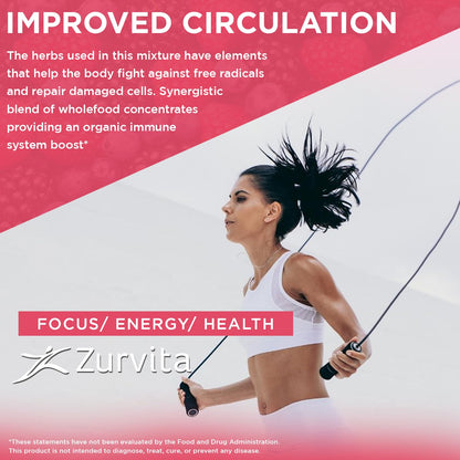 Zurvita Zeal for Life 30-Day Wellness Bag - Wild Berry (Guarana Free) • 420 g