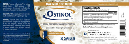 ZYCAL Ostinol Maximum Strength 450mg – Bone & Joint Support | Stem Cell Activation Certified | 30 Capsules