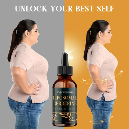 Zypherionixis Liposomal Berberine HCL Drops – 3000mg, 12-in-1 Formula, Sugar Free